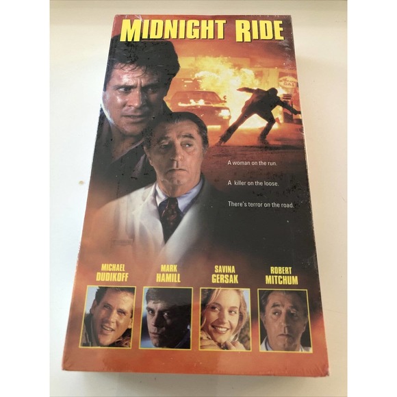 Midnight Ride (VHS, 1995) Michael Dudikoff Mark Hamill Cannon Video NEW Sealed - Picture 1 of 3